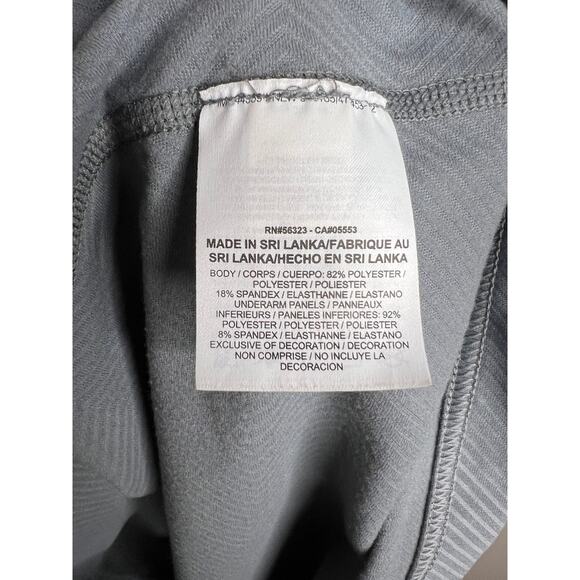 Nike Pro Men's Fitted Dri-Fit Mock Neck Training Shirt Grey Chevron ~ Size XXL - Picture 7 of 7